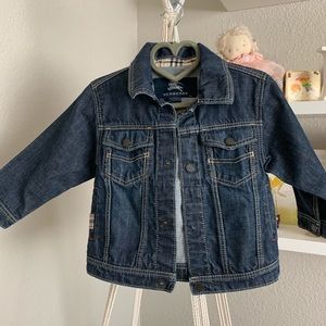 TODDLER JEAN JACKET BURBERRY